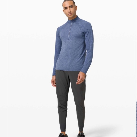 lululemon Metal Vent Tech 1/2 Zip 2.0 Tempest Blue Medium - Picture 15 of 16